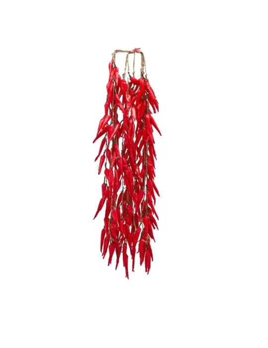 Peperoncino Grappolo EDG – Ghirlanda Decorativa Rustica 60 cm