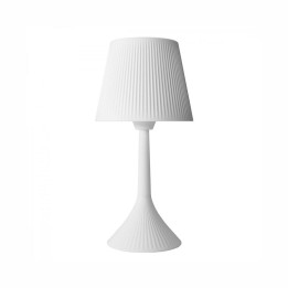 Vesta Lampada da tavolo Duse in ceramica bianca