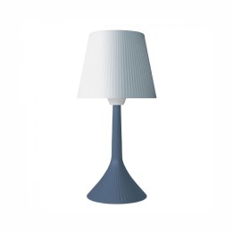 Vesta Lampada da tavolo Duse in ceramica ottanio alta 33 cm