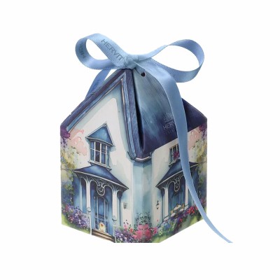 BOX 6 SCATOLINE COTTAGE BLU 6X6XH10CM