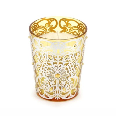 CANDELA VASO VETRO BISANZIO DIA.13XH15,5