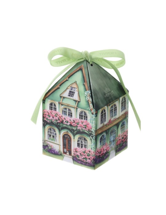 BOX 6 SCATOLINE COTTAGE GIALLE 6X6XH10CM