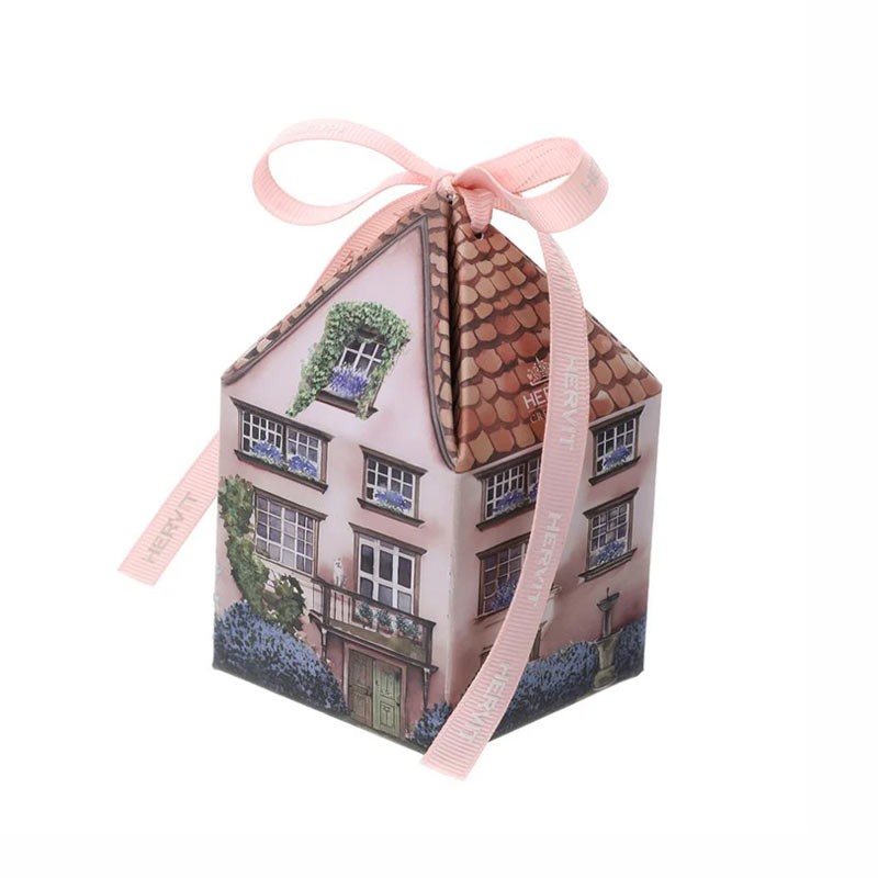 BOX 6 SCATOLINE COTTAGE ROSA 6X6XH10CM