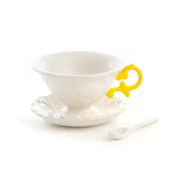 Seletti Set da tè I-Wares I-Tea giallo