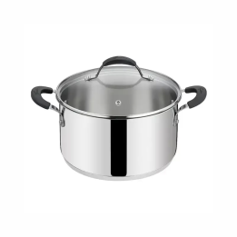 Lagostina Casseruola Tempra inox con coperchio Ø 20 cm