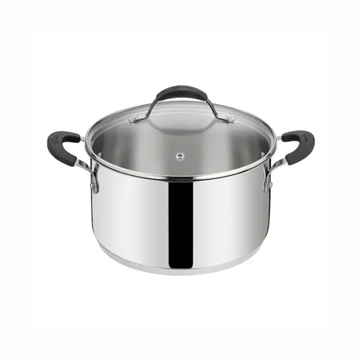 Lagostina Casseruola Tempra inox con coperchio Ø 20 cm
