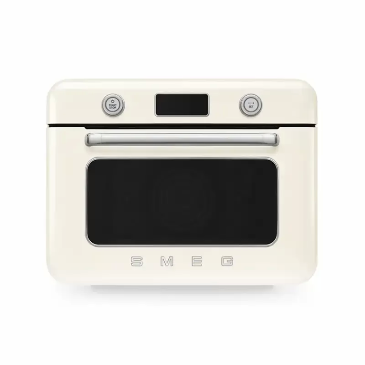 Smeg Forno combinato a vapore 50's Style panna