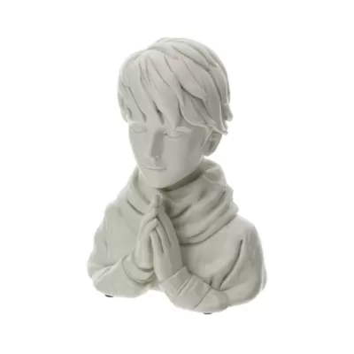 BOY MEZZOBUSTO RESINA GRIGIO 14CM