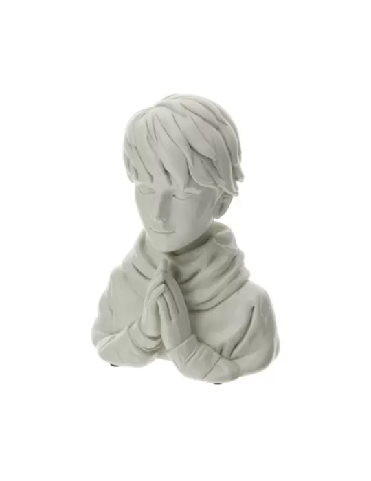 BOY MEZZOBUSTO RESINA GRIGIO 14CM