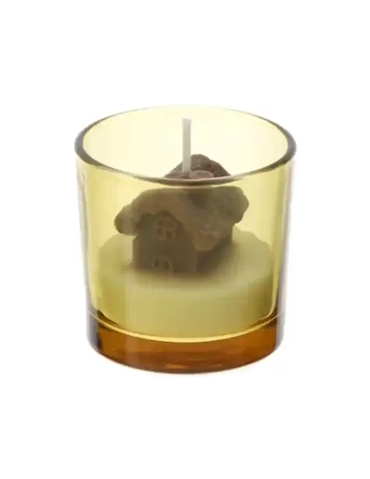 CANDELA CASETTA MARRON 5CM PROF.VANIGLIA