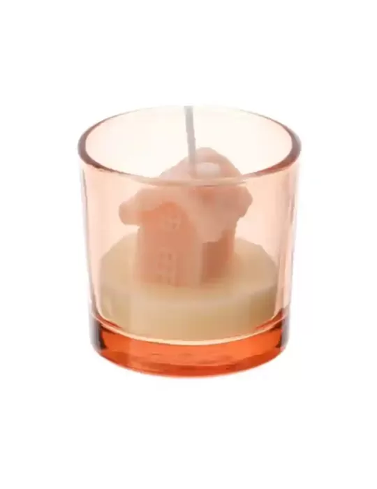 CANDELA CASETTA ROSA 5CM PROF.VANIGLIA