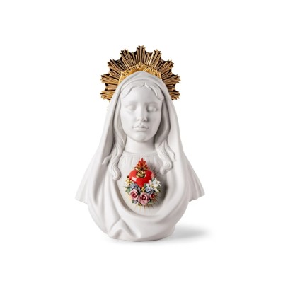 Scultura Cuore Immacolato di Maria in porcellana – Lladró
