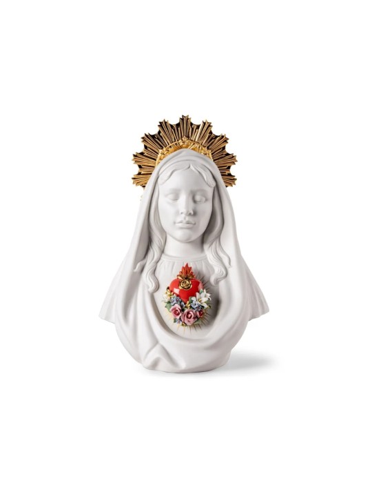 Scultura Cuore Immacolato di Maria in porcellana – Lladró