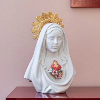 Scultura Cuore Immacolato di Maria in porcellana – Lladró 2