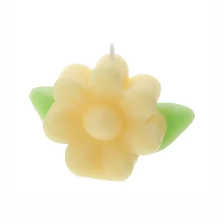 Hervit Creations Candela a fiore gialla