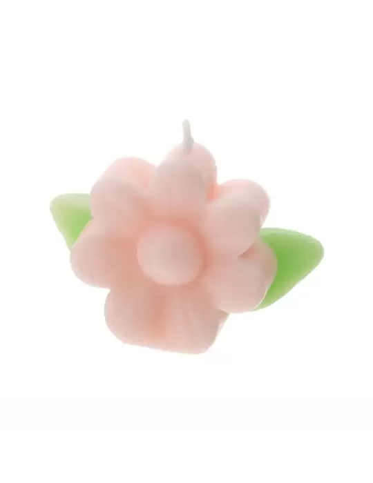 CANDELA FIORE ROSA 7,5X4X5,5CM