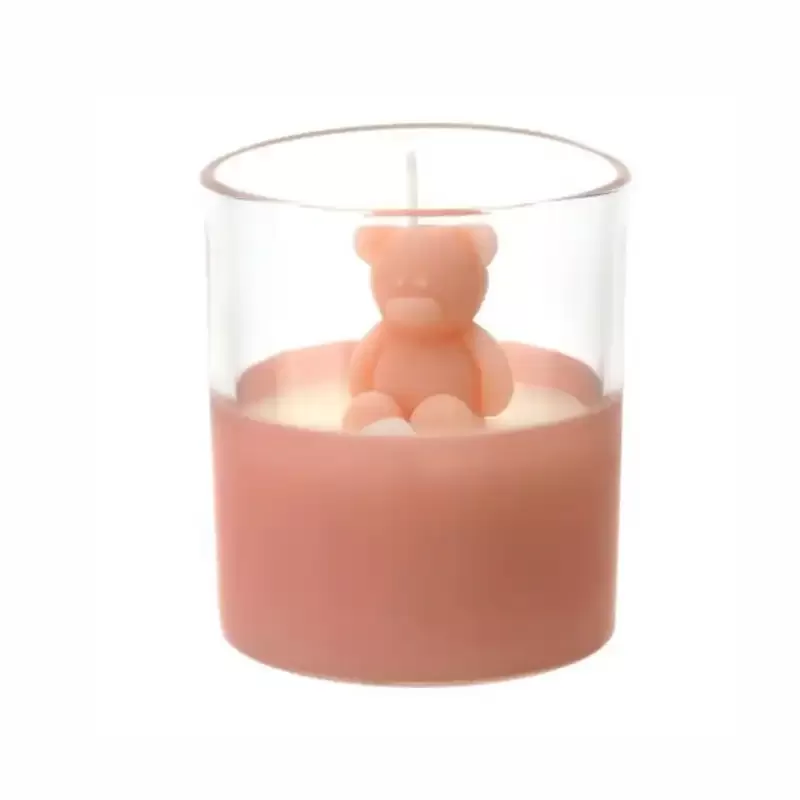 CANDELA ORSETTO ROSA 9CM PROF.VANIGLIA