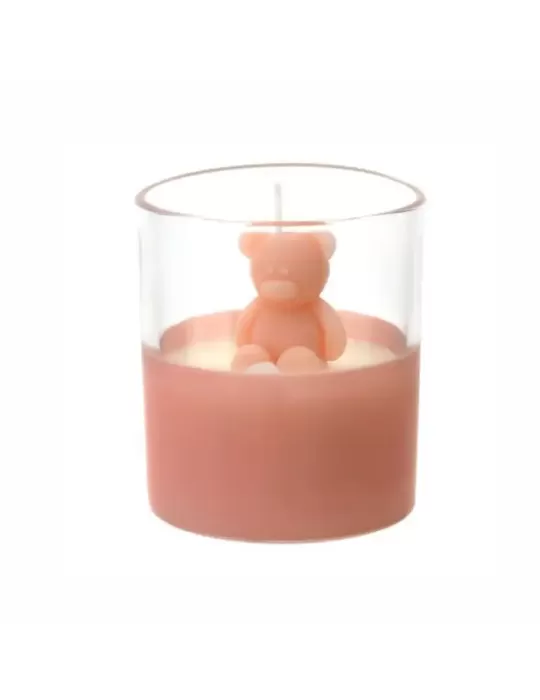 CANDELA ORSETTO ROSA 9CM PROF.VANIGLIA