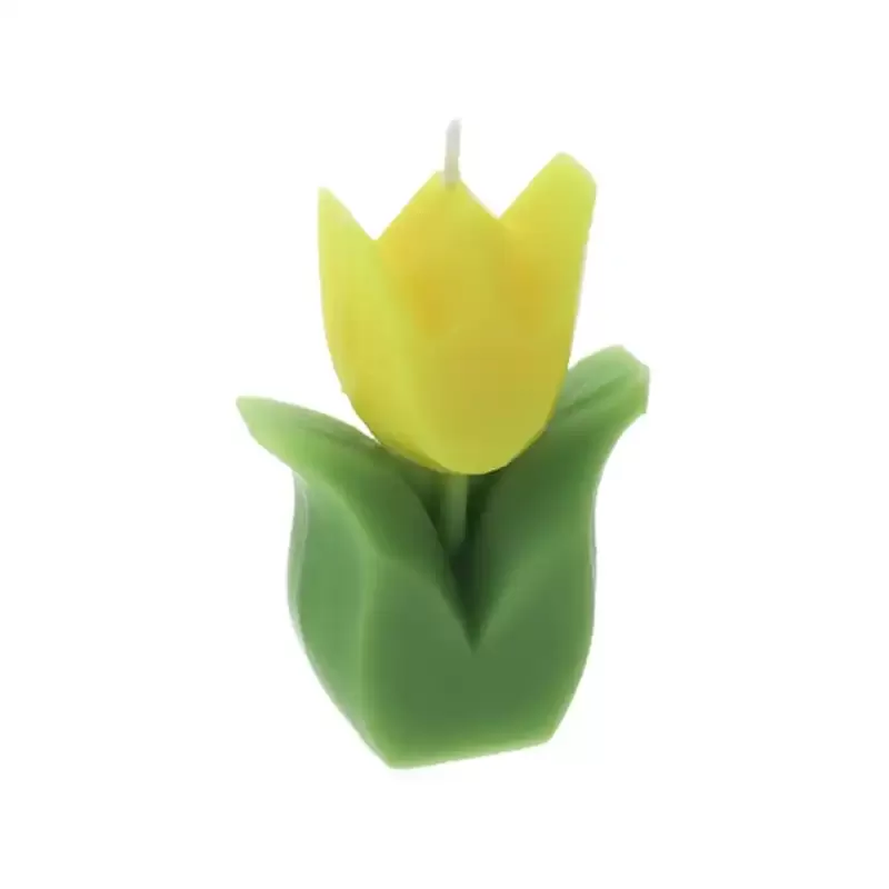 CANDELA TULIPANO GIALLO 6X3X8,5CM