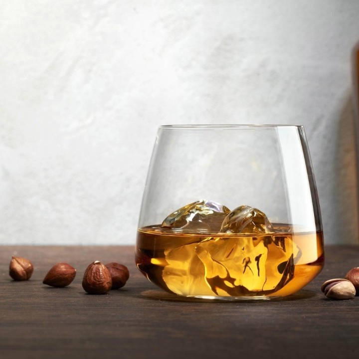 Nude Set di 4 bicchieri da whisky Mirage da 385 ml
