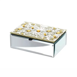 Hervit Cofanetto Byzantium a specchio 15 × 10 × 5 cm