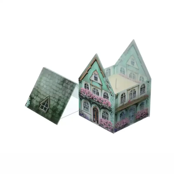Hervit Creations Contenitore candela Cottage verde