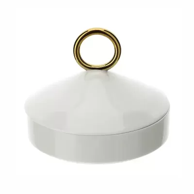 CONTENITORE PORC.C/COP.CONO DIA.17XH13CM