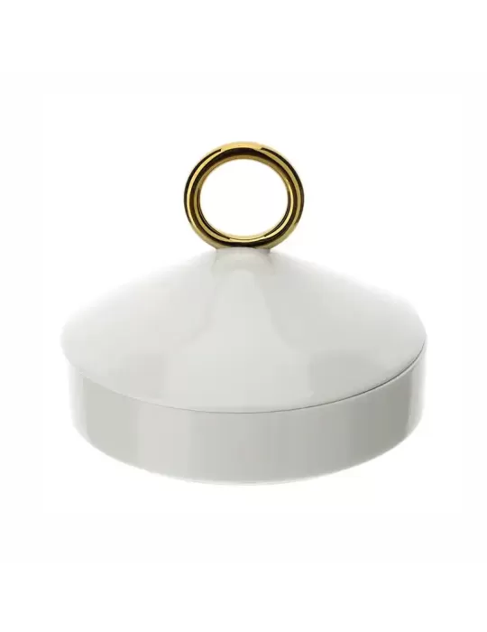 CONTENITORE PORC.C/COP.CONO DIA.17XH13CM