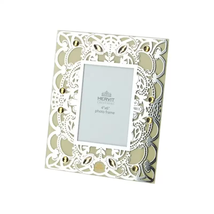 Hervit Creations Cornice Byzantium vetro azzurro 24 × 29 cm