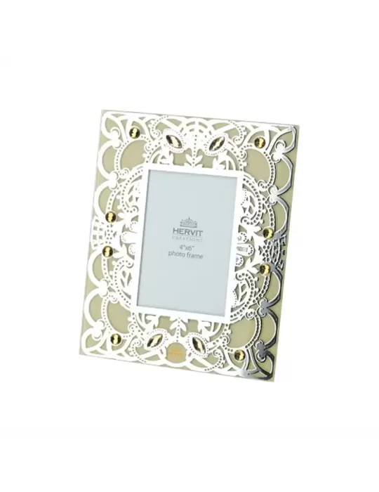 CORNICE VETRO BYZANTIUM GIALLA 18X22CM