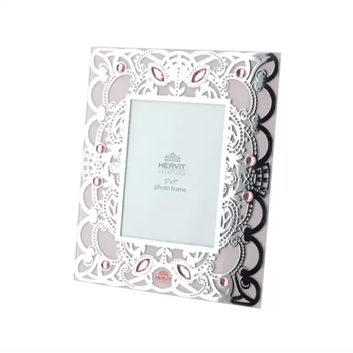 Hervit Creations Cornice Byzantium vetro rosa 18 × 22 cm