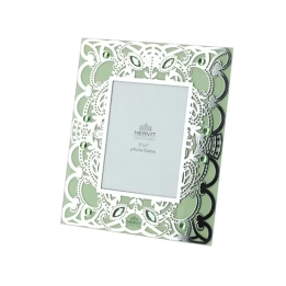 Hervit Creations Cornice Byzantium vetro verde 18 × 22 cm