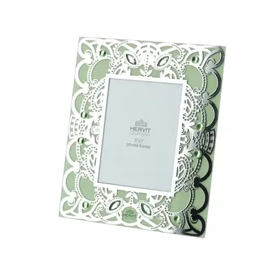 CORNICE VETRO BYZANTIUM VERDE 18X22CM
