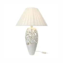 Hervit Creations Lampada Jolie ceramica traforata alta 65 cm