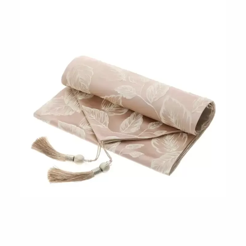 RUNNER FOLIAGE ROSA/ORO 33X180CM