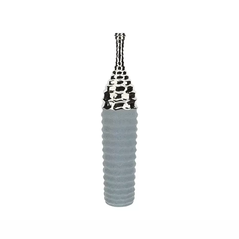 VASO GRES ATLAS GRIGIO/BLU DIA.12X50CM