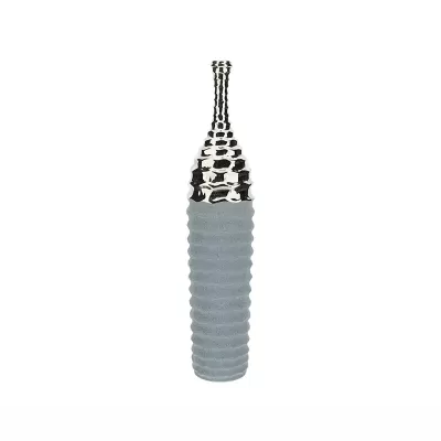 Vaso in Gres Hervit Creation Collezione Atlas Grigio/Blu... 2