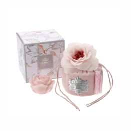 Hervit Creations Secchiello in velluto malva Ø 10 cm