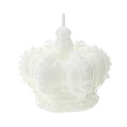 Hervit Creations Candela a corona bianca laccata