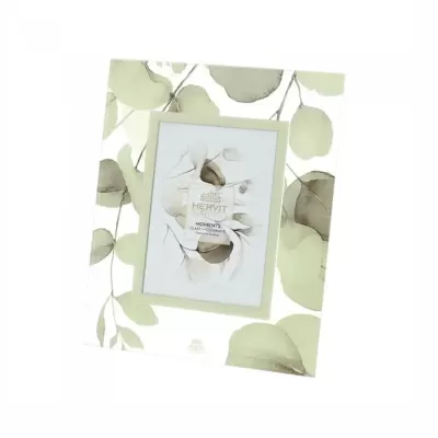 CORNICE VETRO BOTANIC GIALLO 18X22