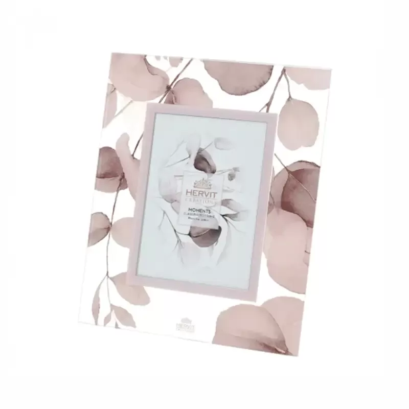 CORNICE VETRO BOTANIC ROSA 24X29