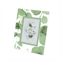 Hervit Creations Cornice Botanic vetro verde 24 × 29 cm