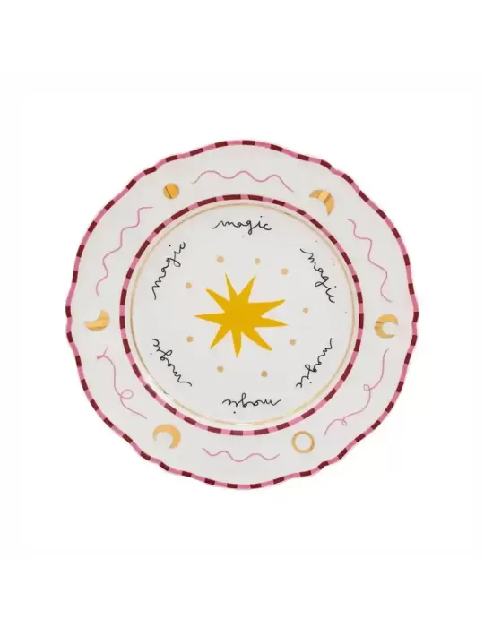 Piatto Piano Stella Ø26,5 cm in Porcellana – Design Elegante Tavola | Bitossi Home