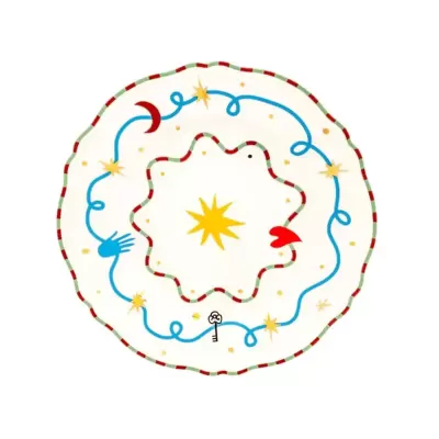 PIATTO PORTATA ROT. CM32.5 STELLA 