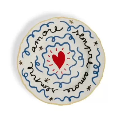 PIATTO CM 16.5 CUORE 