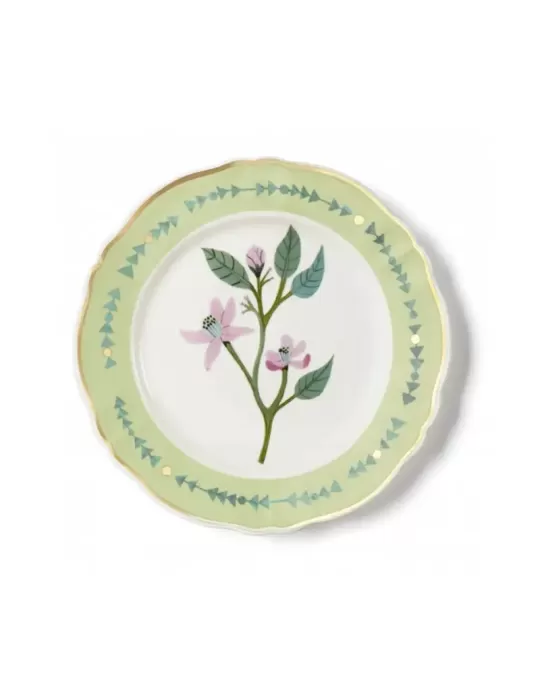 PIATTO PIANO Cm26,5 FASCIA VERDE