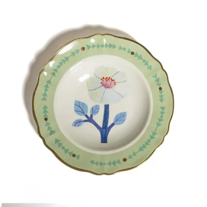 PIATTO FONDO Cm23 FASCIA VERDE