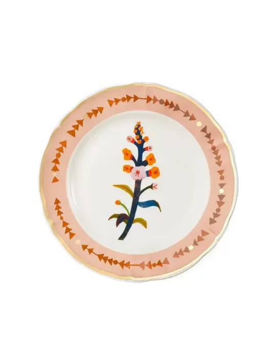 PIATTO FRUTTA cm20,5 FASCIA ROSA