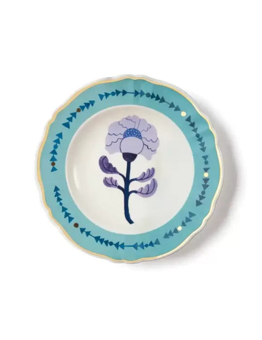PIATTO FONDO Cm23 BOTANICA BLU