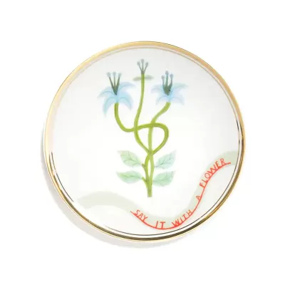 PIATTO CM.15 FIORE CELESTE